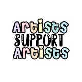 artists support artists 🎨