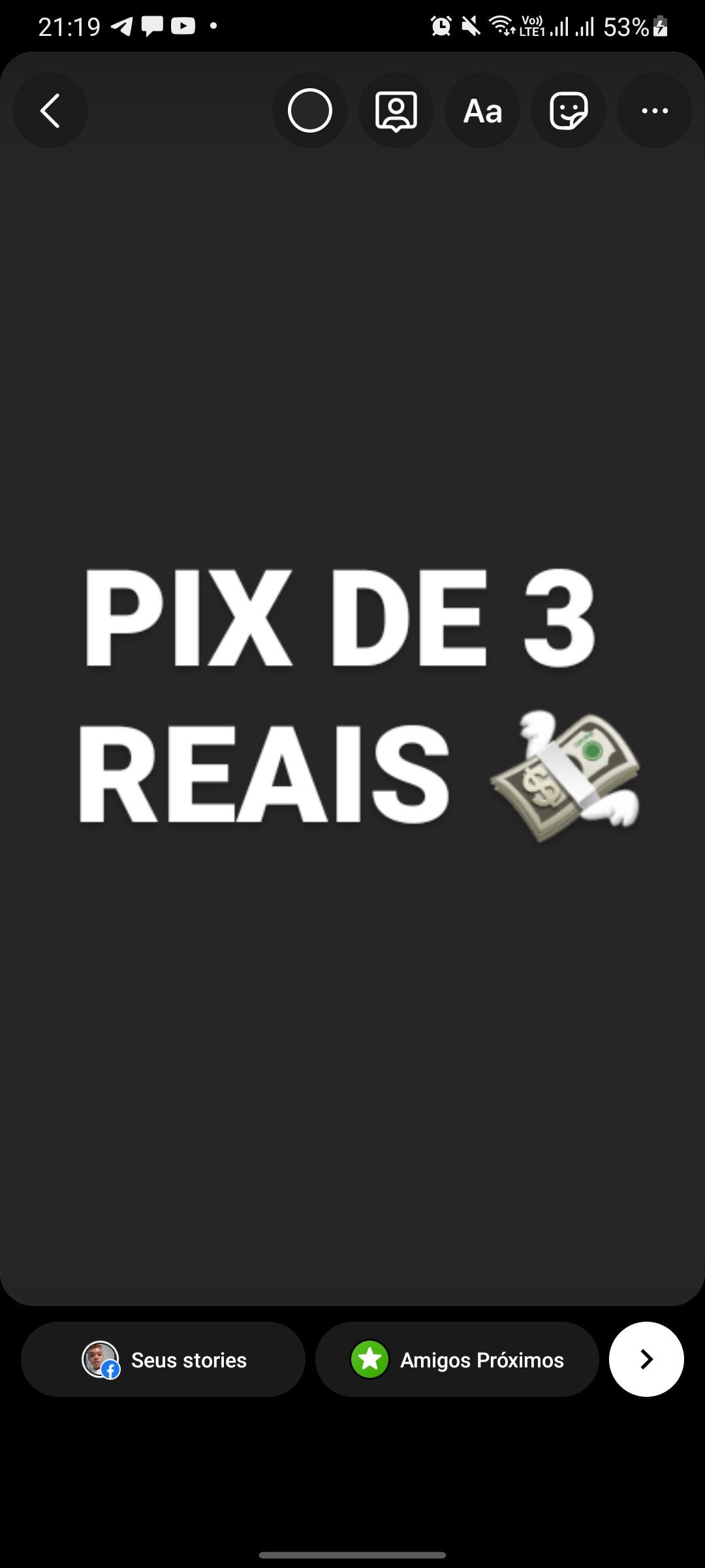 PIX DE 3 REAIS